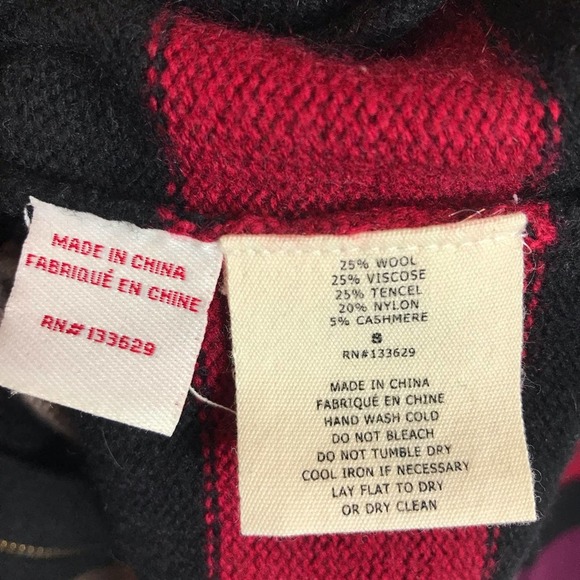 YOON cardigan sweater jacket Wool Cashmere with pockets Zipper Small - Picture 9 of 9